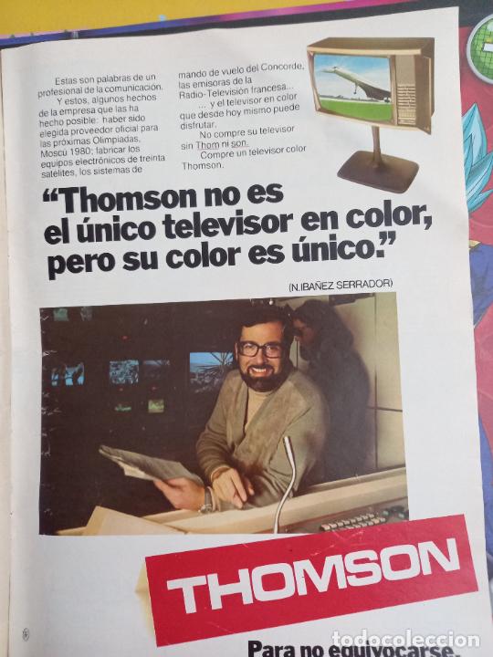 Coleccionismo de Revistas y Peri&oacute;dicos: ANUNCIO TELEVISOR THOMSON CHICHO IBA&Ntilde;EZ SERRADOR