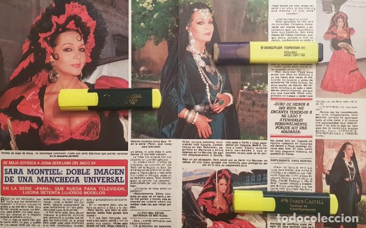 Coleccionismo de Revistas y Peri&oacute;dicos: Reportaje Sara Montiel 21.07.89