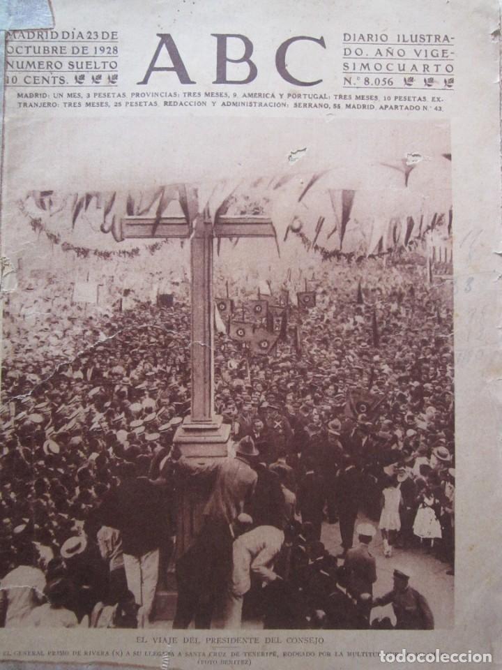 Coleccionismo de Revistas y Peri&oacute;dicos: (LOTE 1) PERIODICO ABC DE MADRID OCTUBRE DE 1928