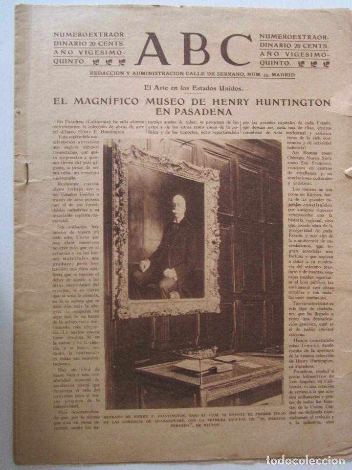 Coleccionismo de Revistas y Peri&oacute;dicos: (LOTE 1) PERIODICO ABC DE MADRID OCTUBRE DE 1928