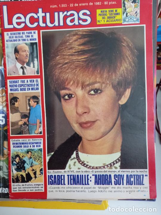 Coleccionismo de Revistas y Peri&oacute;dicos: PORTADA DE ISABEL TENAILLE MIGUEL BOSE CON SERRAT EN MIILAN IGLESIAS PUGA