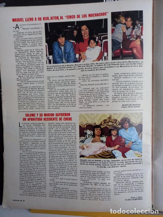 Coleccionismo de Revistas y Peri&oacute;dicos: MASSIEL SALOME EN EL CIRCO DE LOS MUCHACHOS