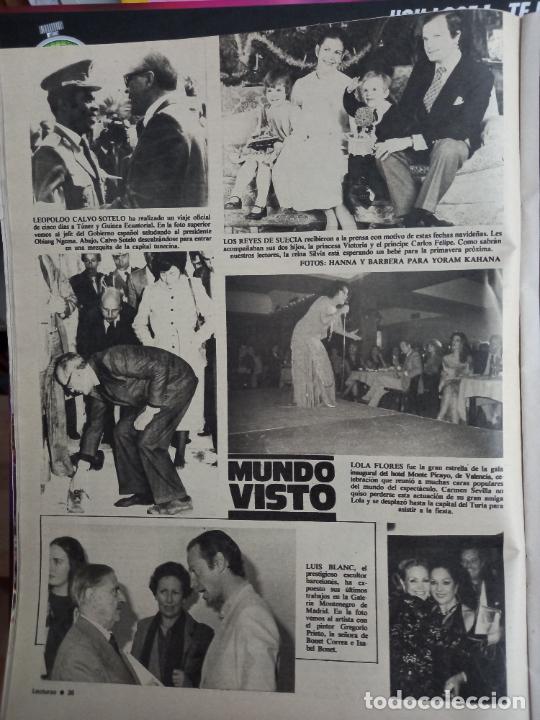 Coleccionismo de Revistas y Peri&oacute;dicos: LUIS BLANC CARMEN SEVILLA LOLA FLORES LEOPOLDO CALVO SOTELO SYLVIA DE SUECIA