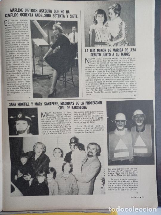 Coleccionismo de Revistas y Peri&oacute;dicos: MARLENE DIETRICH MARISA DE LEZA SARA MONTIEL MARY SANTPERE