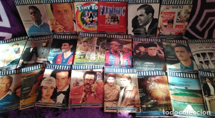 Coleccionismo de revistas y peri&oacute;dicos: LOTE 48 REVISTAS TELEVANGUARDIA DE TELEVISI&Oacute;N A&Ntilde;OS 1991, 1992, 1993 PROGRAMACI&Oacute;N TV