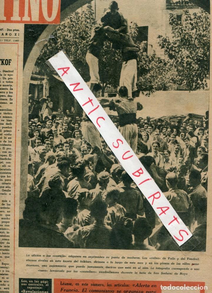 Coleccionismo de Revistas y Peri&oacute;dicos: REVISTA A&Ntilde;O 1947 CASTELLERS DEL VENDRELL EN SANT SADURNI DE NOIA JOAN MIRO EN NUEVA YORK XAVIER CASP