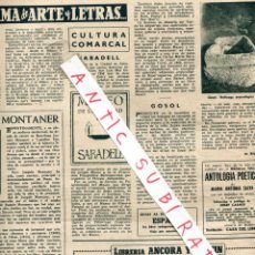 Coleccionismo de Revistas y Periódicos: REVISTA AÑO 1957 GOSOL EL BERGUEDA API-ROYAL JALEA REAL ABEJAS LECHE CLAUDE COLLET MUSEO DE SOLSONA. Lote 309877323
