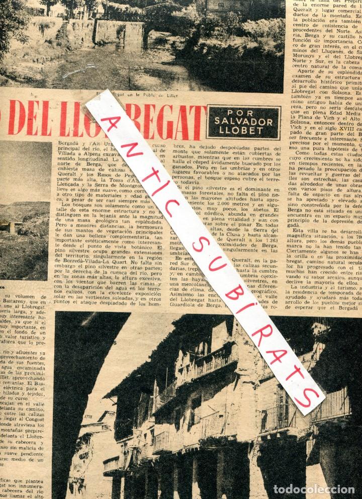 Collezionismo di Riviste e Giornali: REVISTA A&Ntilde;O 1952 EL BERGUEDA CASTELLAR DE N' HUG LA POBLA DE LILLET BAGA SERRA DEL CADI