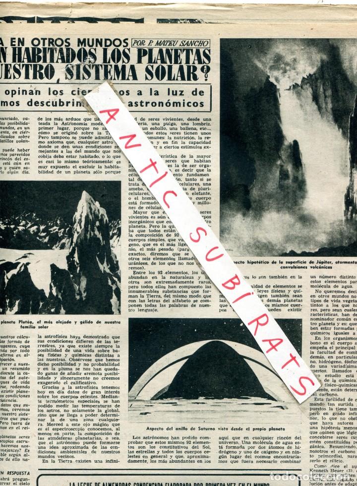 Collection Magazines and Newspapers: REVISTA A&Ntilde; 1956 ESTAN HABITADOS OTROS PLANETAS ? EXTRATERRESTRES MODESTO CUIXART BERGA ERILL LA VALL