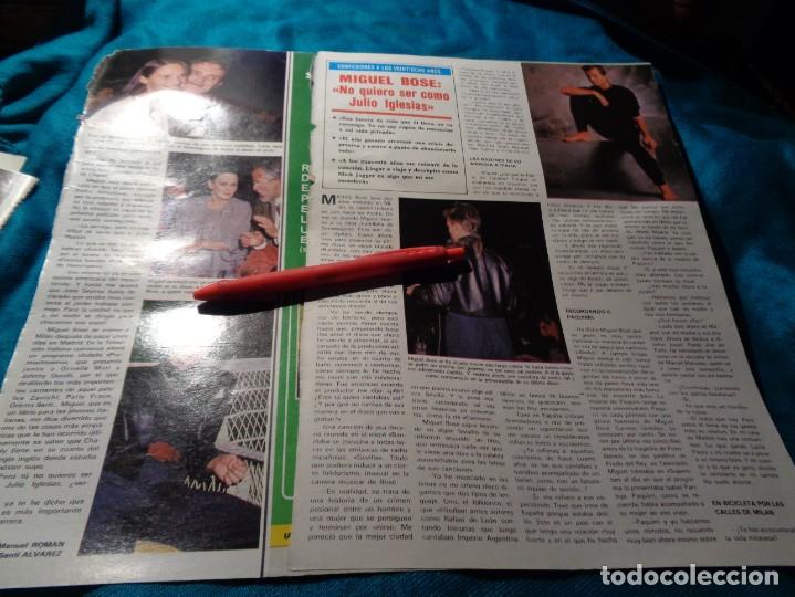 Coleccionismo de Revistas y Peri&oacute;dicos: RECORTE : MIGUEL BOSE, CONFESIONES A LOS 28 A&Ntilde;OS. SEMANA, 1984 (#)