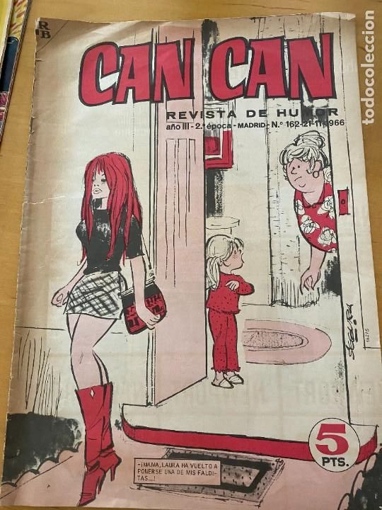 Collectionnisme de Revues et Journaux: CAN CAN REVISTA DE HUMOR N&ordm; 162 NOV 1966