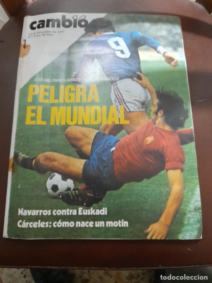 Coleccionismo de revistas y peri&oacute;dicos: Revista Cambio 16 a&ntilde;o 1977 314 Navarra Euskadi