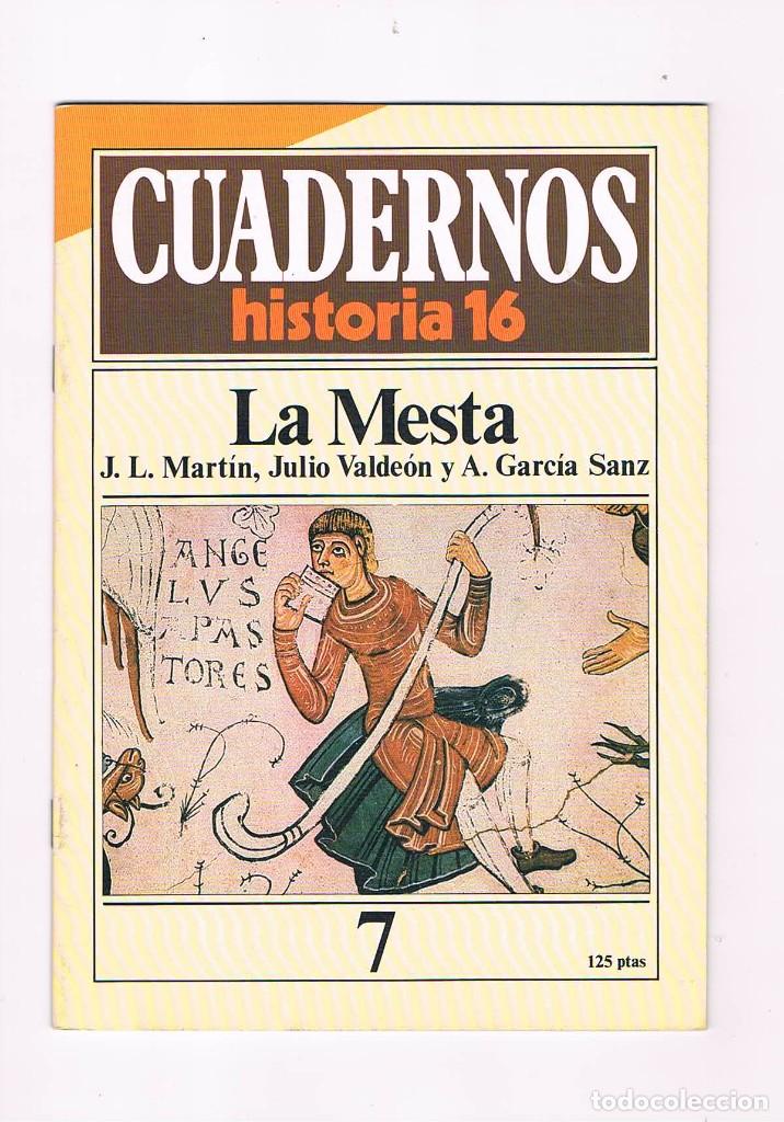 Collection Magazines and Newspapers: Cuadernos Historia 16 numero 7 la mesta **-