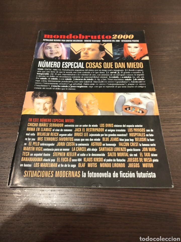 Coleccionismo de Revistas y Peri&oacute;dicos: Mondo Brutto N&uacute;mero 21