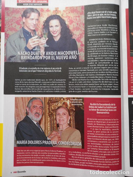 Coleccionismo de Revistas y Peri&oacute;dicos: andie macdowell nacho duato maria dolores pradera