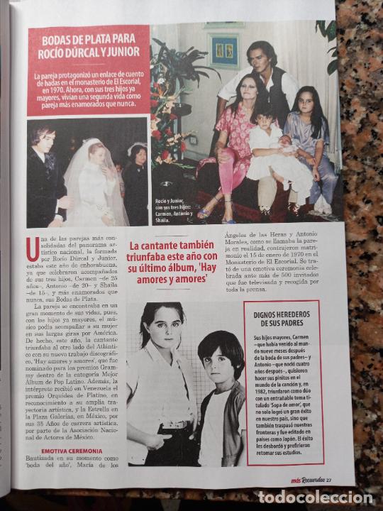 Coleccionismo de Revistas y Peri&oacute;dicos: ROCIO DURCAL ANTONIO MORALES JUNIOR carmen y antonio