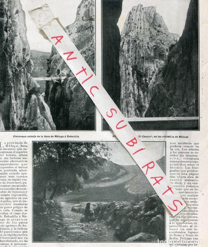 Collection Magazines and Newspapers: REVISTA A&Ntilde;O 1916 BOBADILLA EL CHORRO CA&Ntilde;ETE LA REAL MALAGA CHABRET CASTILLO DE SAGUNTO