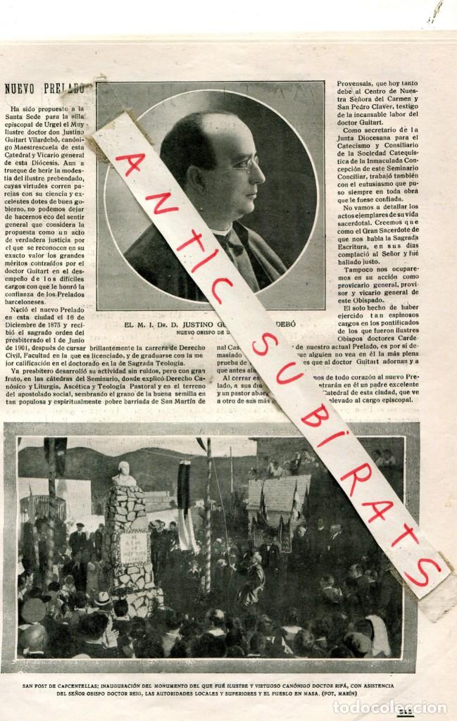 Collection Magazines and Newspapers: REVISTA A&Ntilde;O 1919 DOCTOR RIFA EN SANT FOST DE CAPCENTELLES SAN CAPDENTELLAS SANT POL DE MAR VIC FIRA