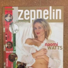 Coleccionismo de Revistas y Periódicos: FANTASY ZEPPELIN Nº 12 - NAOMI WATTS, THE RASMUS, JUNIOR.... Lote 310830123