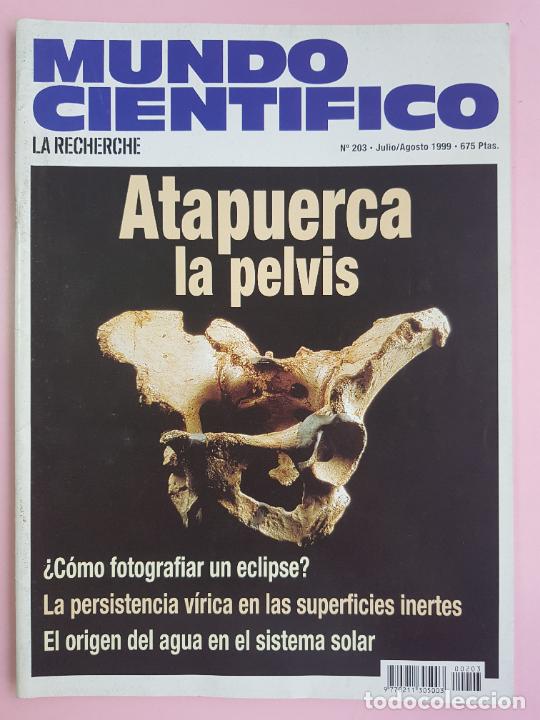 Sammeln von Zeitschriften und Zeitungen: REVISTA-MUNDO CIENT&Iacute;FICO-ATAPUERCA LA PELVIS-N&ordm;203-LA RECHERCHE-EXCELENTE-COLECCIONISTAS.