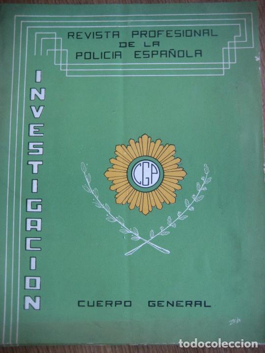 Collectionnisme de Revues et Journaux: Investigaci&oacute;n. Revista Profesional de la Policia Espa&ntilde;ola. N&ordm; 388. 1961