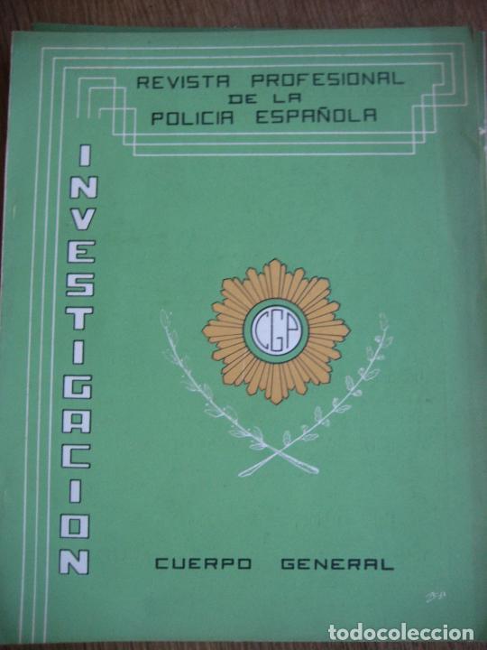 Collectionnisme de Revues et Journaux: Investigaci&oacute;n. Revista Profesional de la Policia Espa&ntilde;ola. N&ordm; 384. 1960