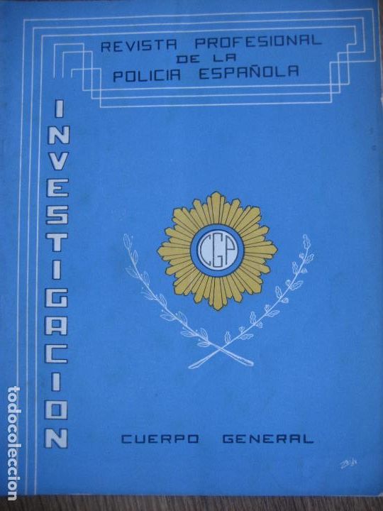 Collectionnisme de Revues et Journaux: Investigaci&oacute;n. Revista Profesional de la Policia Espa&ntilde;ola. N&ordm; 387. 1961