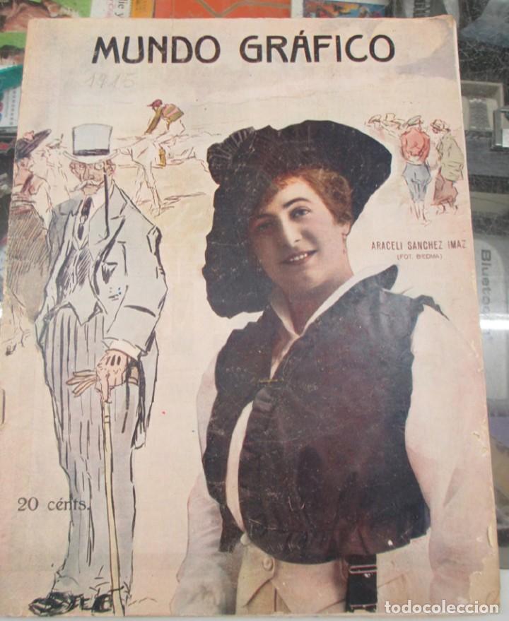 Coleccionismo de Revistas y Peri&oacute;dicos: Revista antigua Mundo Grafico