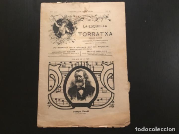 Coleccionismo de revistas y peri&oacute;dicos: Revista Republicana La Esquella de la Torratxa a&ntilde;o 1901 n&uacute;mero 1151 Joseph Verdi