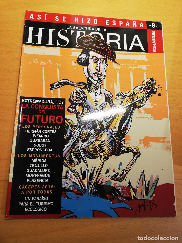 Colecionismo de Revistas e Jornais: REVISTA LA AVENTURA DE LA HISTORIA. AS&Iacute; SE HIZO ESPA&Ntilde;A N&ordm; 9 (EXTREMADURA)