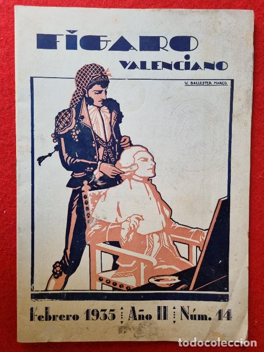Collezionismo di Riviste e Giornali: REVISTA FIGARO VALENCIANO N&ordm; 14 A&Ntilde;O 1935 PELUQUERIA UNION PATRONAL DE PELUQUEROS Y BARBEROS ORIGINAL