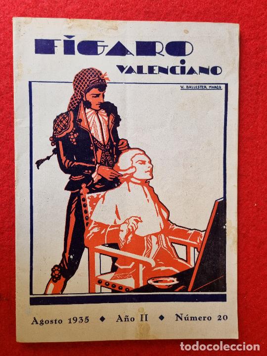Collezionismo di Riviste e Giornali: REVISTA FIGARO VALENCIANO N&ordm; 20 A&Ntilde;O 1935 PELUQUERIA UNION PATRONAL DE PELUQUEROS Y BARBEROS ORIGINAL
