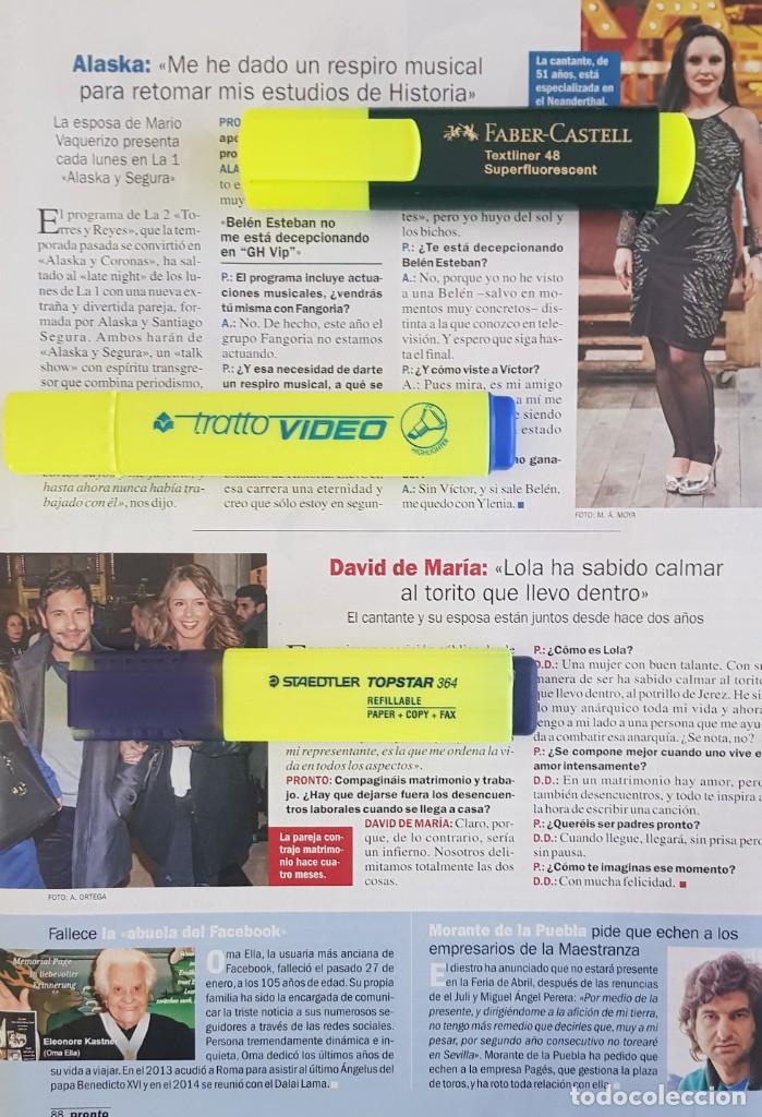 Coleccionismo de Revistas y Peri&oacute;dicos: Reportaje Alaska / David de Mar&iacute;a 07.03.15