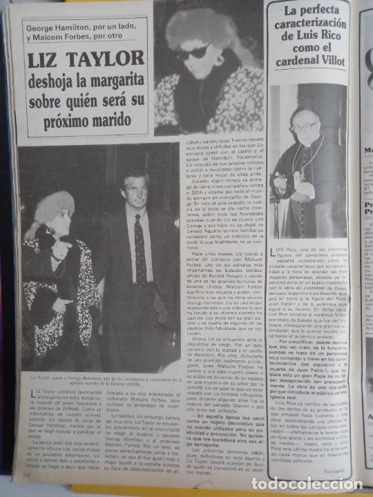 Collectionnisme de Revues et Journaux: ELIZABETH TAYLOR LIZ GEORGE HAMILTON CARDENAL VILLOT
