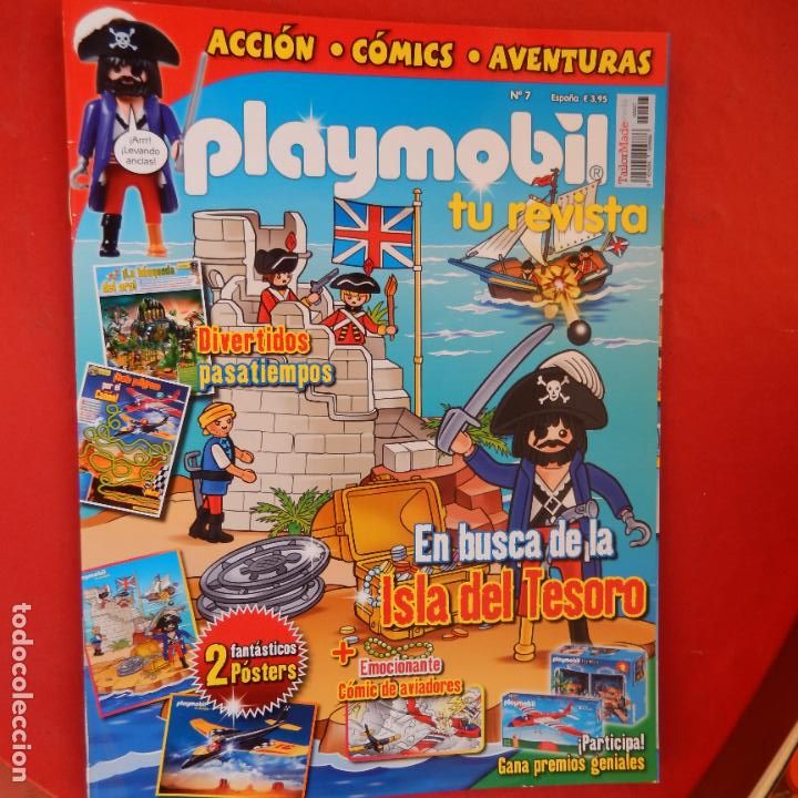 Coleccionismo de Revistas y Peri&oacute;dicos: PLAYMOVIL TU REVISTA - N&ordm; 7 - ACCION - DIVERSION -EN BUSCA DE LA ISLA DEL TESORO
