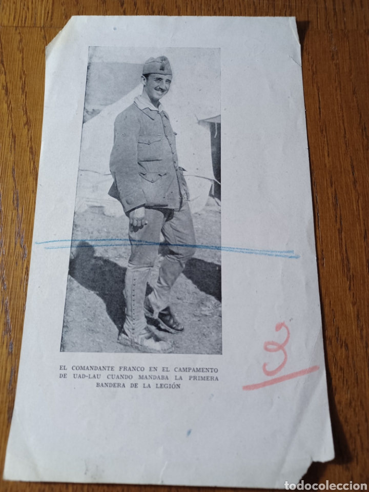 Coleccionismo de revistas y peri&oacute;dicos: EL COMANDANTE FRANCO EN UAD - LAU . PRIMERA BANDERA DE LA LEGION . HOJA REVISTA . OCTUBRE 1948