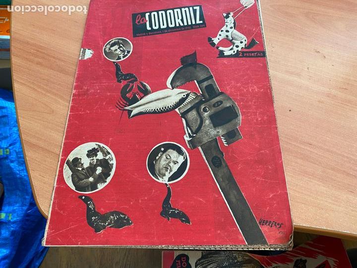 Coleccionismo de Revistas y Peri&oacute;dicos: LA CODORNIZ N&ordm; 264 PORTADA HERREROS. 1 DICIEMBRE 1946 (CODG1)