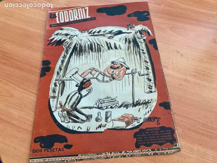 Coleccionismo de Revistas y Peri&oacute;dicos: LA CODORNIZ N&ordm; 276 PORTADA HERREROS. 2 MARZO 1947 (CODG1)