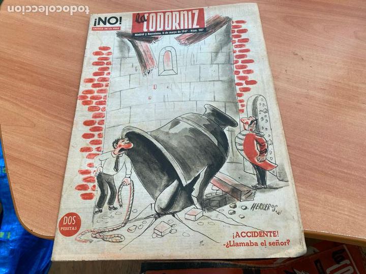 Coleccionismo de Revistas y Peri&oacute;dicos: LA CODORNIZ N&ordm; 287 PORTADA HERREROS. 11 MAYO 1947 (CODG1)