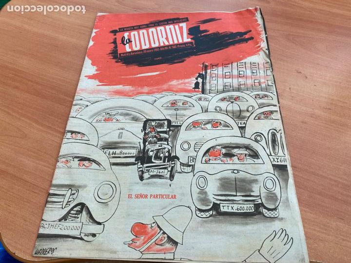 Coleccionismo de Revistas y Peri&oacute;dicos: LA CODORNIZ N&ordm; 532 PORTADA HERREROS. 20 ENERO 1952 (CODG1)
