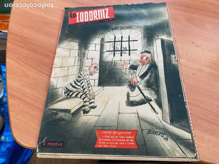 Coleccionismo de Revistas y Peri&oacute;dicos: LA CODORNIZ N&ordm; 325 PORTADA HERREROS. 1 FEBRERO 1948 (CODG1)