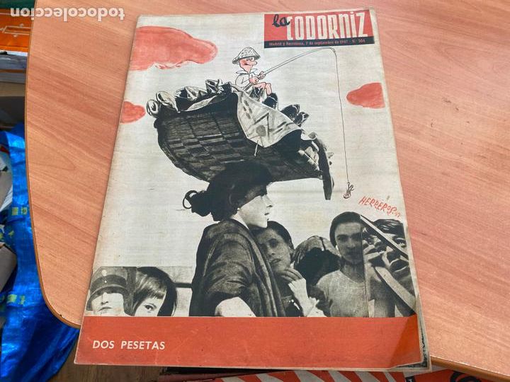Coleccionismo de Revistas y Peri&oacute;dicos: LA CODORNIZ N&ordm; 304 PORTADA HERREROS. 7 SEPTIEMBRE 1947 (CODG1)