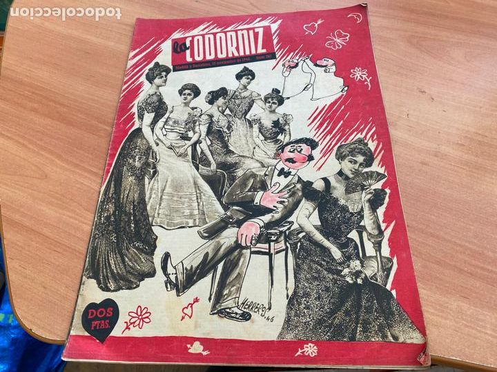 Coleccionismo de Revistas y Peri&oacute;dicos: LA CODORNIZ N&ordm; 261 PORTADA HERREROS. 10 NOVIEMBRE 1946 (CODG1)