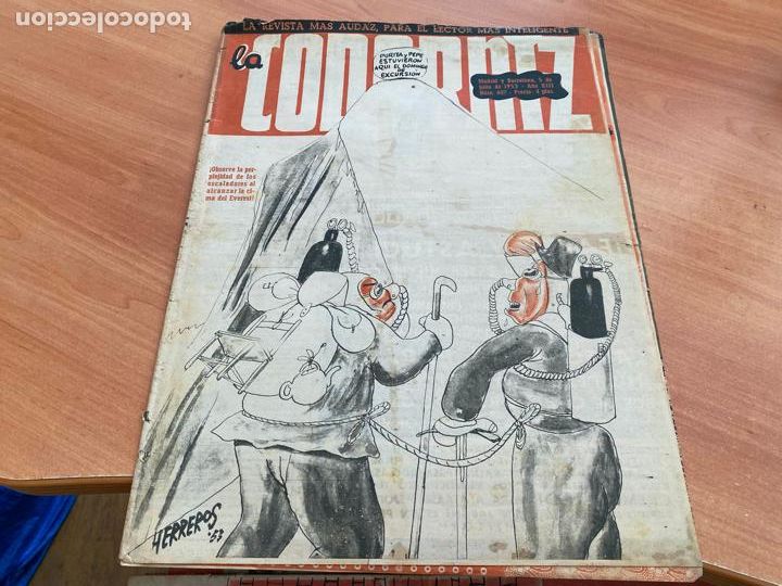 Coleccionismo de Revistas y Peri&oacute;dicos: LA CODORNIZ N&ordm; 607 PORTADA HERREROS. 5 JULIO 1953 (CODG1)