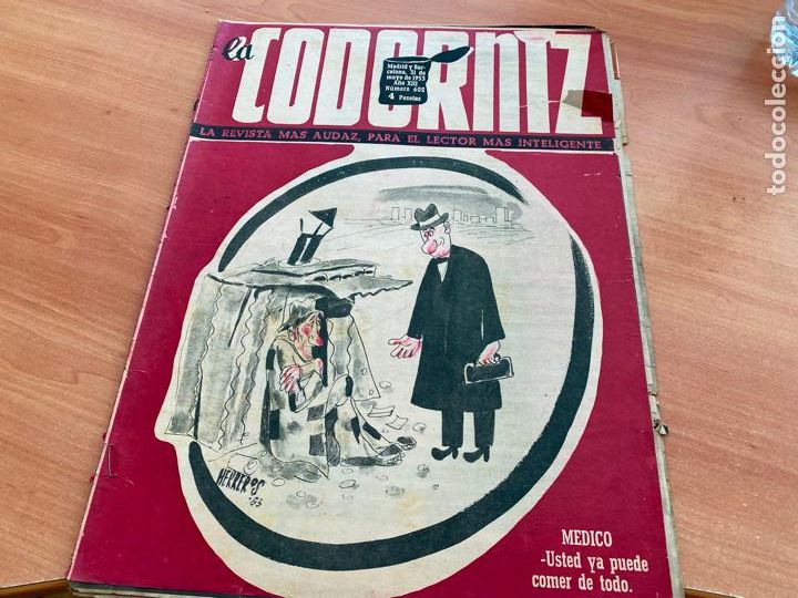 Coleccionismo de Revistas y Peri&oacute;dicos: LA CODORNIZ N&ordm; 602. PORTADA HERREROS. 31 MAYO 1953 (CODG1)