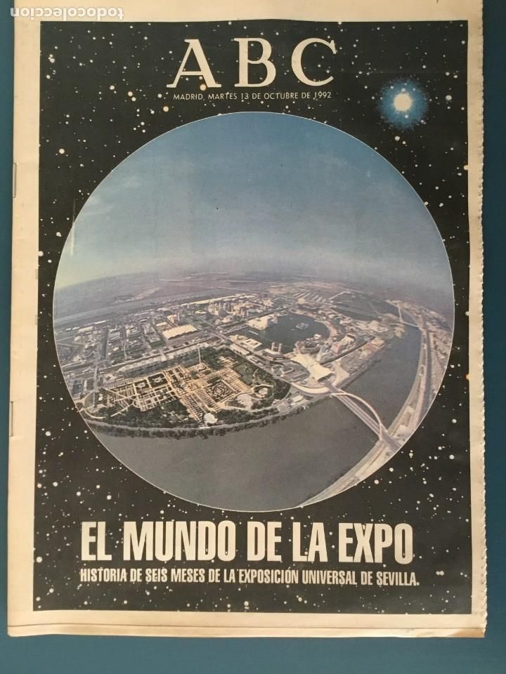 Coleccionismo de Revistas y Peri&oacute;dicos: PERIODICO ABC. 13.10.1992. EL MUNDO DE LA EXPO
