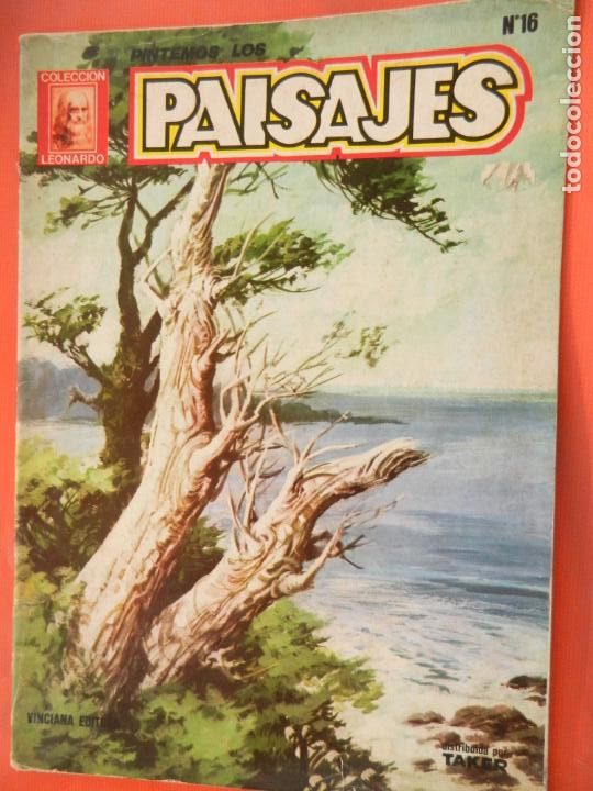 Collezionismo di Riviste e Giornali: PINTEMOS LOS PAISAJES ,EL ACRILICO BLANCO Y NEGRO - COLECCION LEONARDO - DISTRIBUIDA POR TAKER