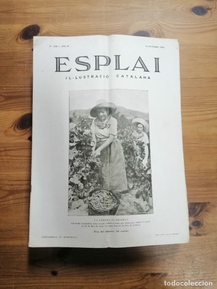 Coleccionismo de Revistas y Peri&oacute;dicos: REVISTA ESPLAI IL.LUSTRACIO CATALANA LOTE DE 50 REVISTAS 1934 1935