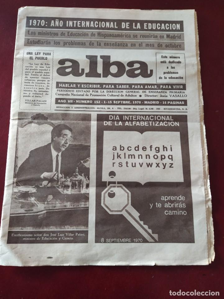 Collection Magazines and Newspapers: periodico alba 1970 a&ntilde;o internacional de la educacion