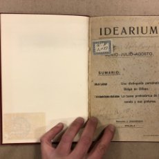 Coleccionismo de Revistas y Periódicos: IDEARIUM REVISTA DEL CÍRCULO DE BELLAS ARTES Y ATENEO DE BILBAO N° 13,14,15 (1918).. Lote 311974178